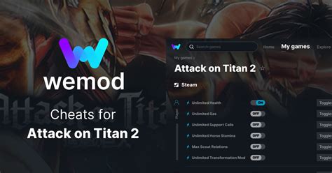 Attack on Titan 2 Cheats & Trainers for PC .